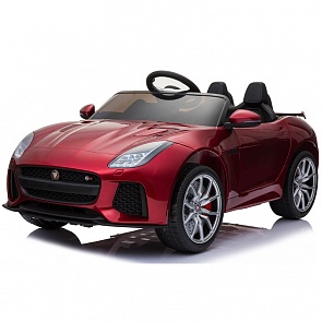 Электромобиль Jaguar F-tyre, цвет - красный глянец (ToyLand, QLS-5388_красный)